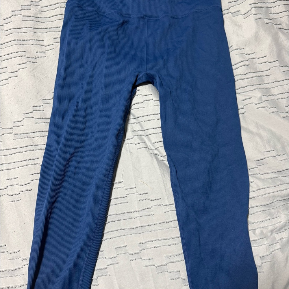 Source Unknown Blue High-Waisted Leggings